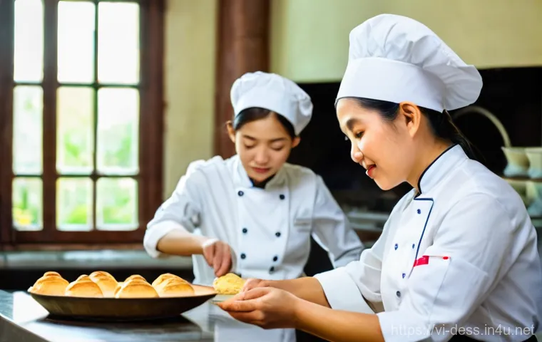 디저트 전문가의 팀 관리 스킬 - **Innovative Dessert Brainstorming Session in a Cozy Cafe Setting**
    A group of three young, enth...
